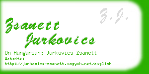 zsanett jurkovics business card